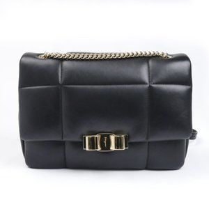 SALVATORE FERRAGAMO Black Shoulder Bag